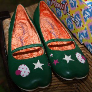 Irregular Choice Magic Mushroom Flats with Box, 40